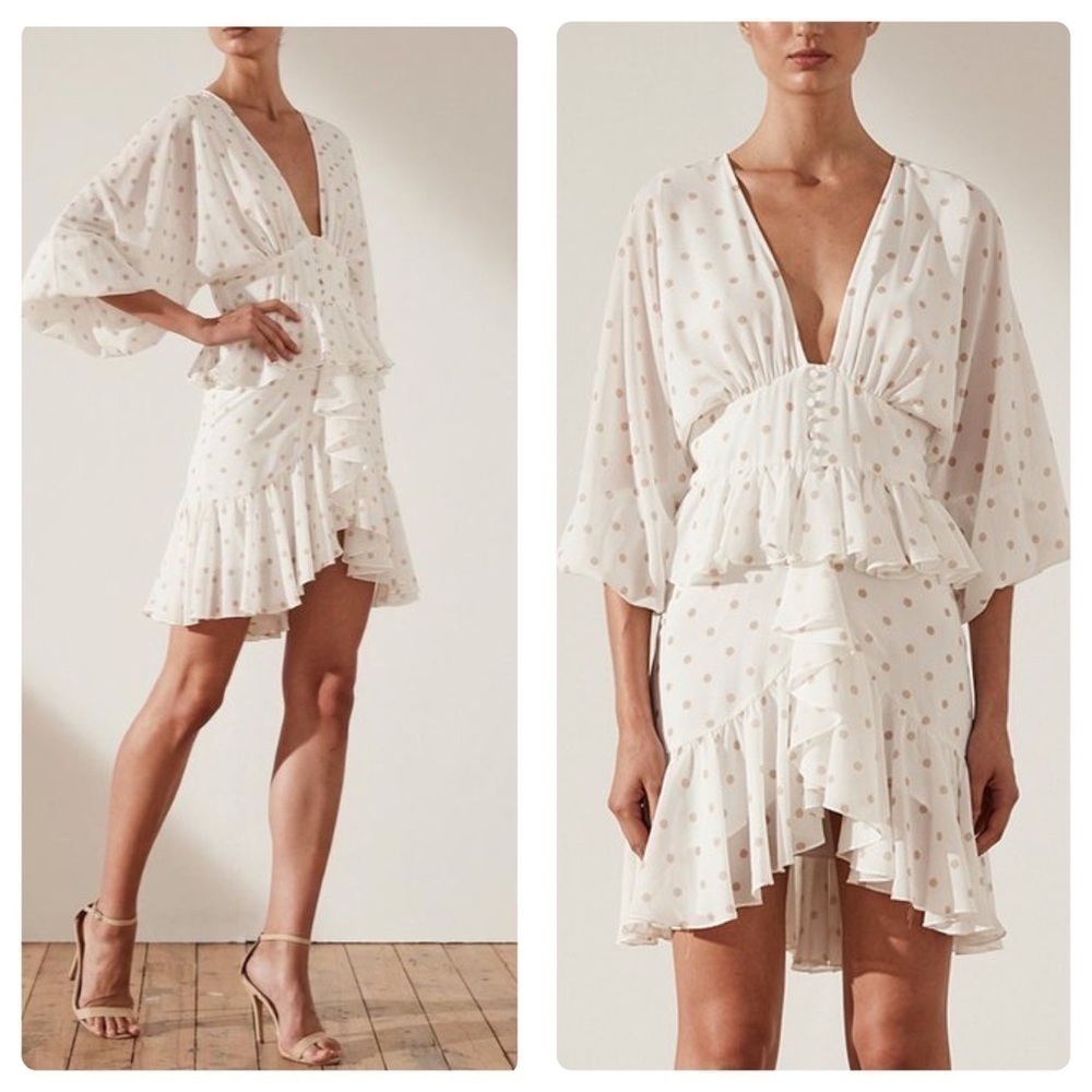 New Shona Joy Sophia Ruffled Dress